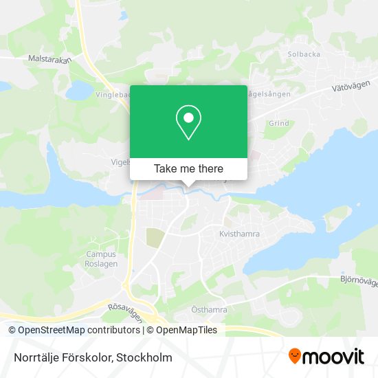 Norrtälje Förskolor map