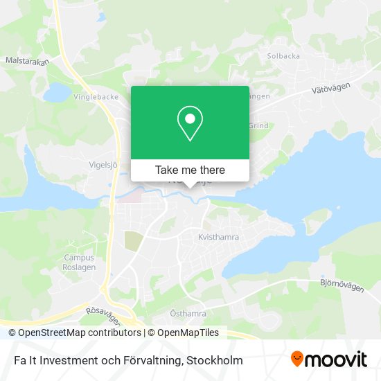 Fa It Investment och Förvaltning map