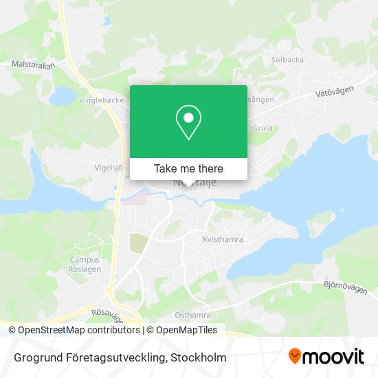 Grogrund Företagsutveckling map