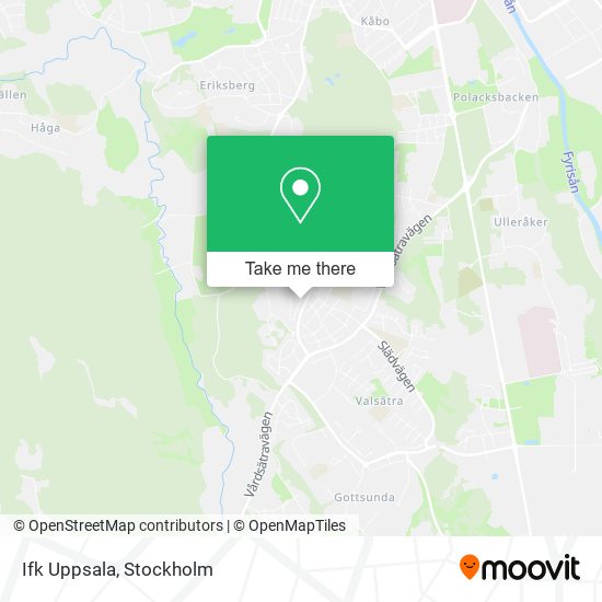 Ifk Uppsala map