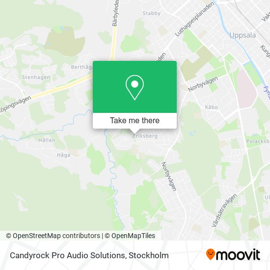 Candyrock Pro Audio Solutions map