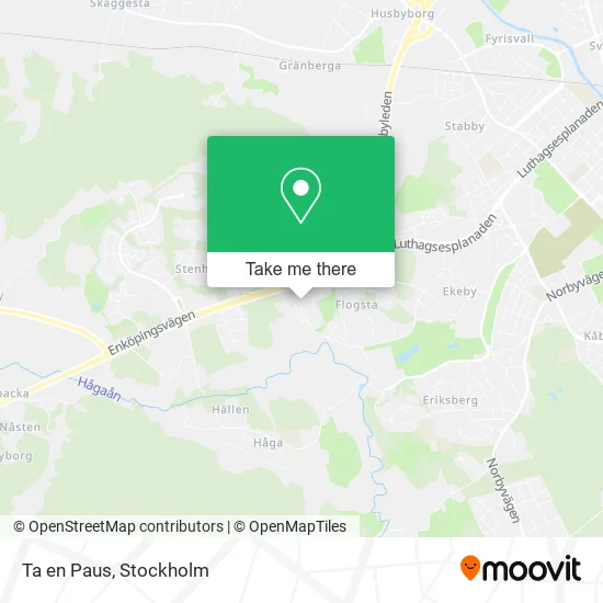 Ta en Paus map