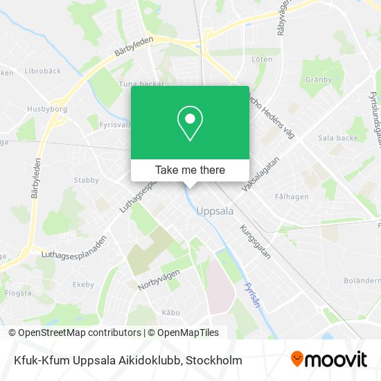 Kfuk-Kfum Uppsala Aikidoklubb map