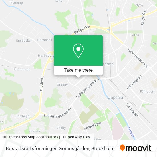 Bostadsrättsföreningen Göransgården map