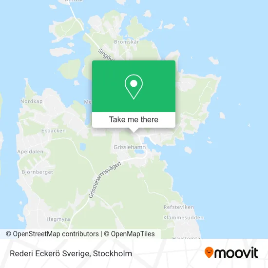 Rederi Eckerö Sverige map