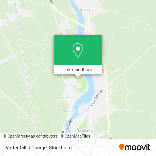 Vattenfall InCharge map