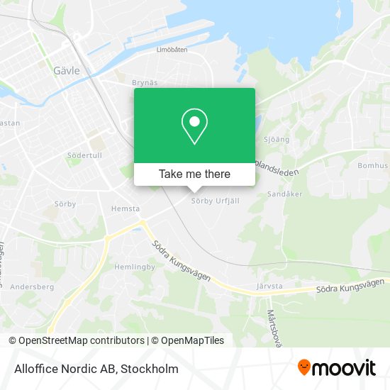 Alloffice Nordic AB map