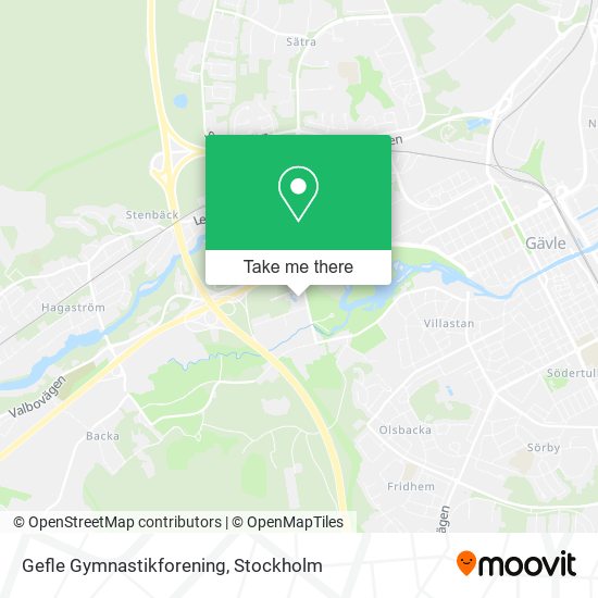 Gefle Gymnastikforening map