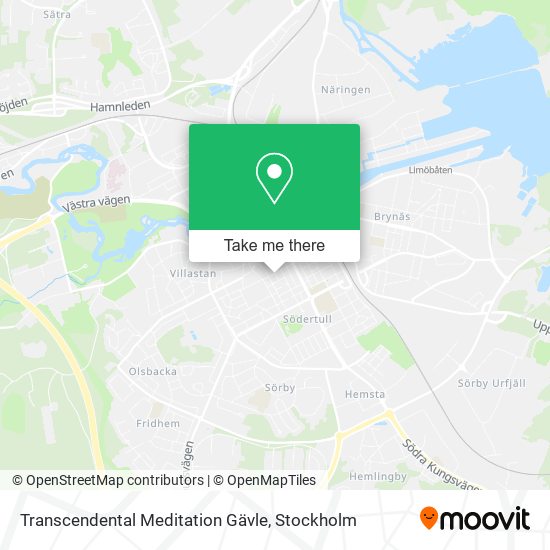 Transcendental Meditation Gävle map