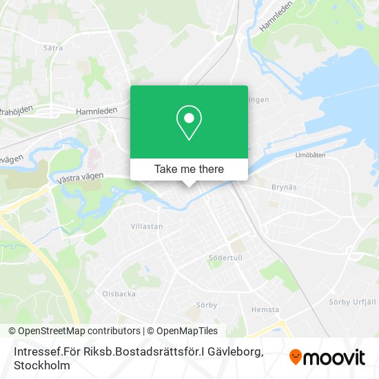 Intressef.För Riksb.Bostadsrättsför.I Gävleborg map