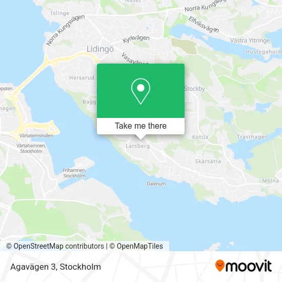Agavägen 3 map