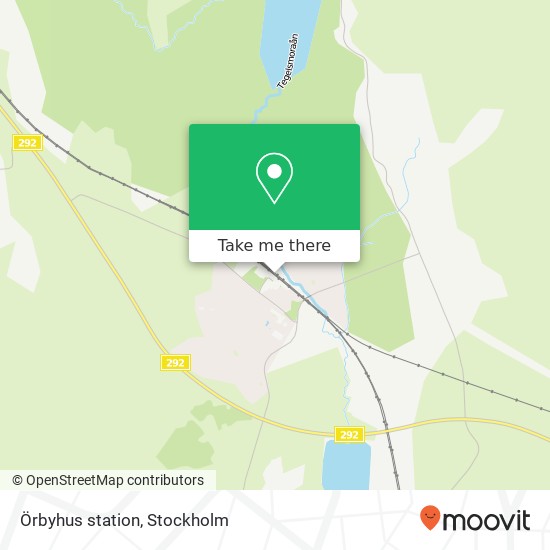 Örbyhus station map