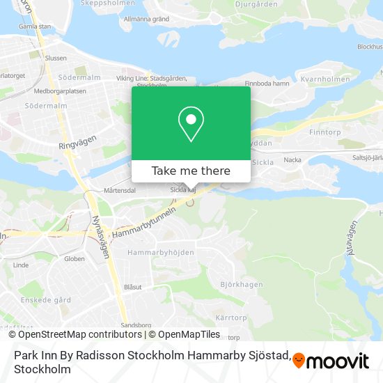 Park Inn By Radisson Stockholm Hammarby Sjöstad map