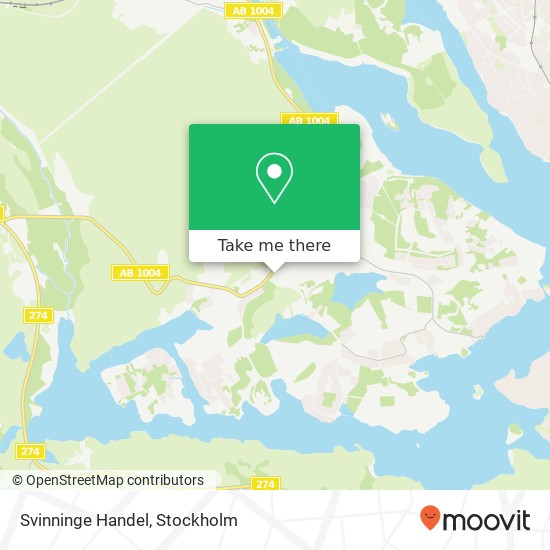 Svinninge Handel map