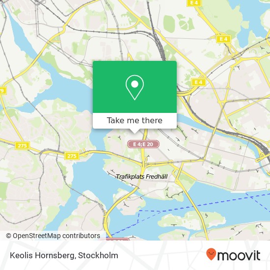 Keolis Hornsberg map