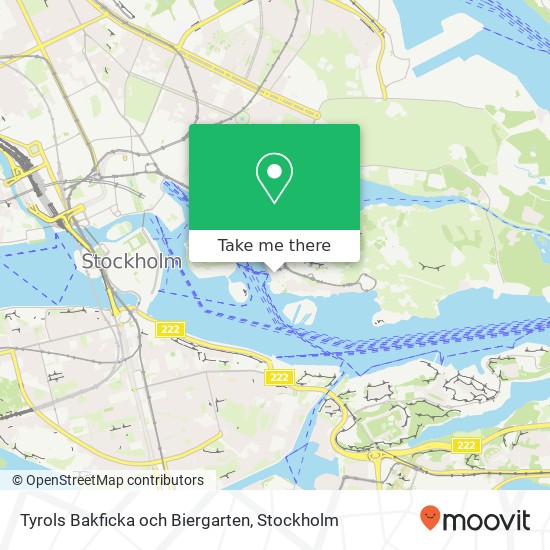 Tyrols Bakficka och Biergarten map