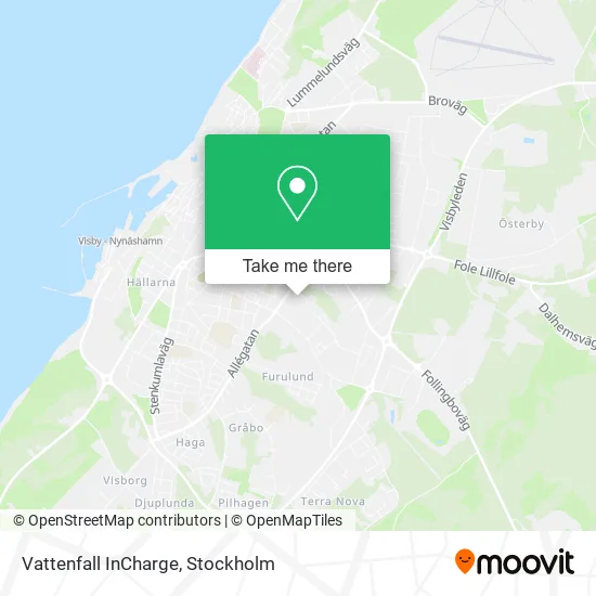 Vattenfall InCharge map