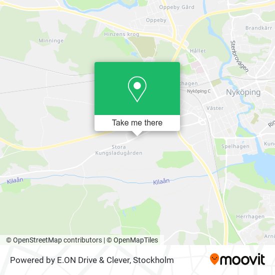 Powered by E.ON Drive & Clever map