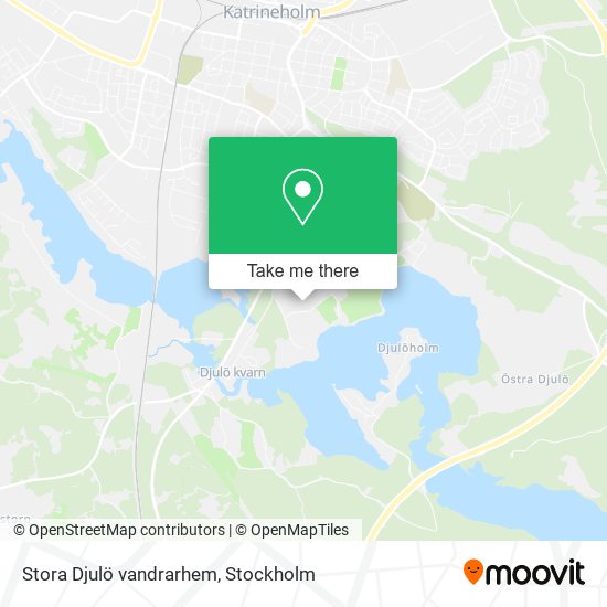 Stora Djulö vandrarhem map