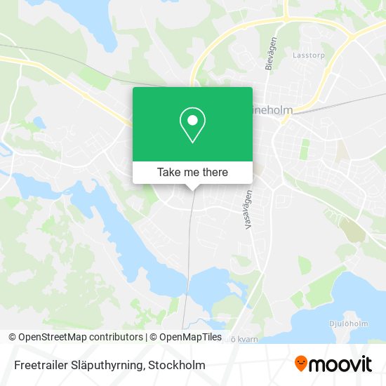 Freetrailer Släputhyrning map