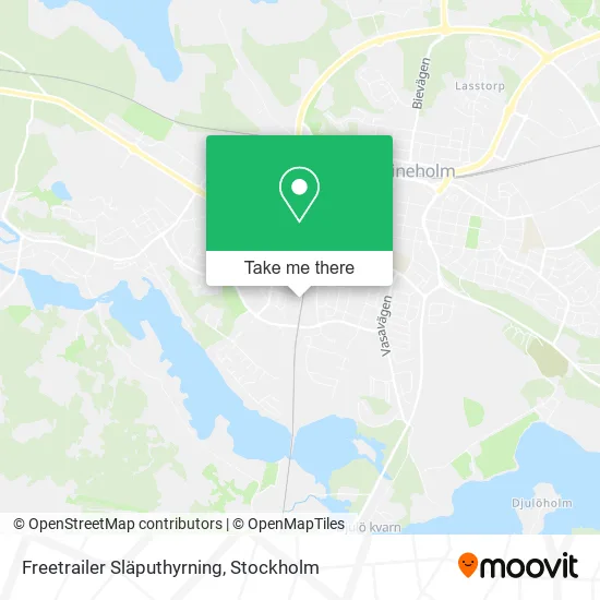 Freetrailer Släputhyrning map