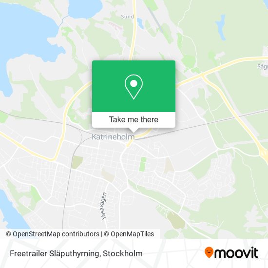 Freetrailer Släputhyrning map