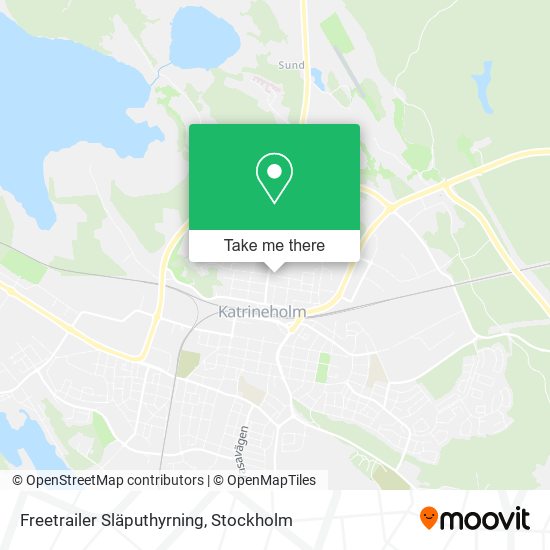 Freetrailer Släputhyrning map