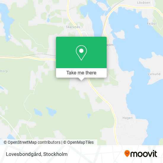 Lovesbondgård map