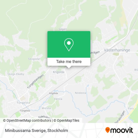 Minibussarna Sverige map