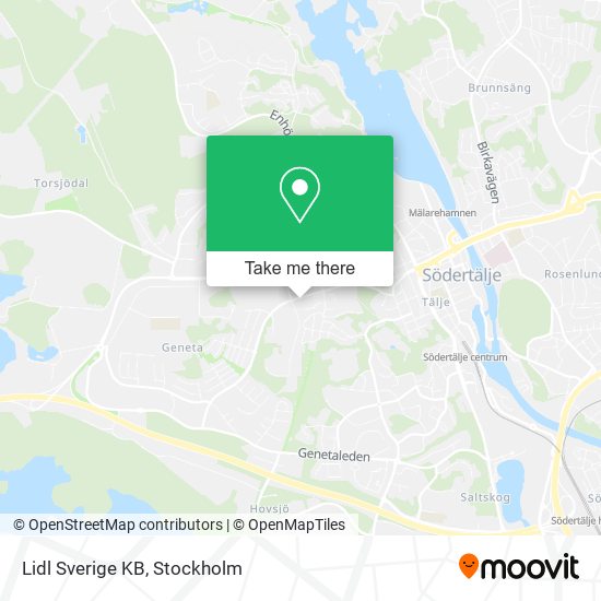 Lidl Sverige KB map