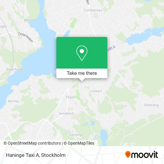 Haninge Taxi A map