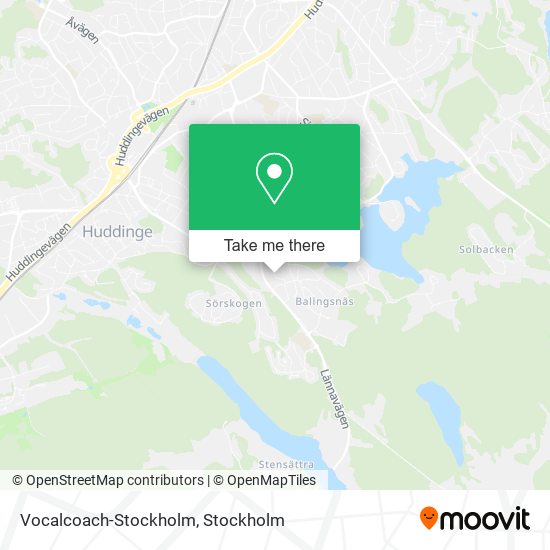 Vocalcoach-Stockholm map