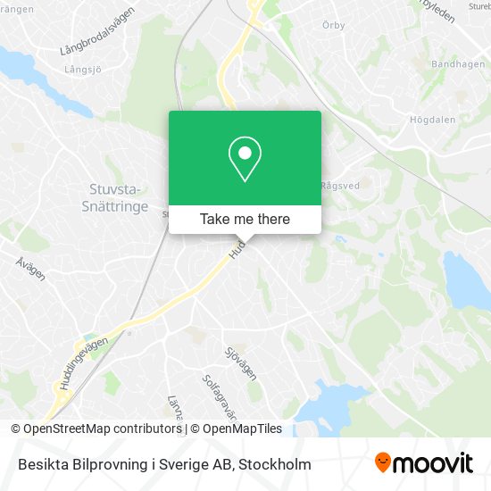 Besikta Bilprovning i Sverige AB map