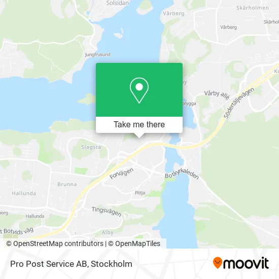 Pro Post Service AB map