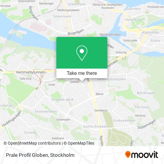 Prale Profil Globen map