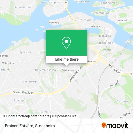 Emines Fotvård map