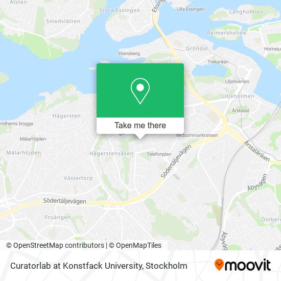 Curatorlab at Konstfack University map