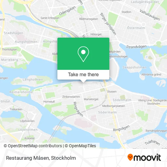 Restaurang Måsen map