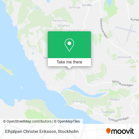 Elhjälpen Christer Eriksson map