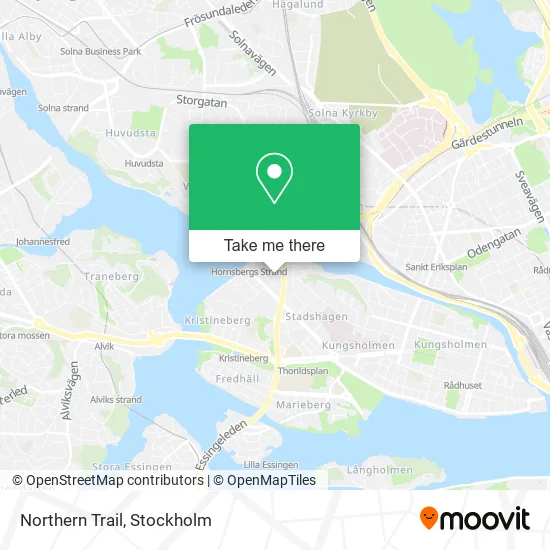 Northern Trail map