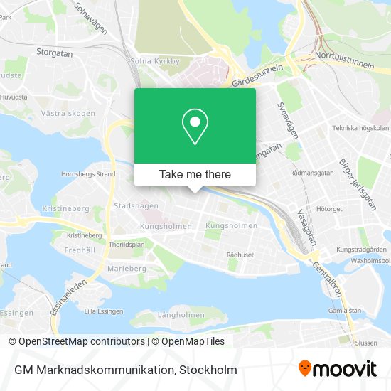 GM Marknadskommunikation map