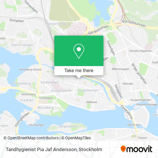 Tandhygienist Pia Jaf Andersson map