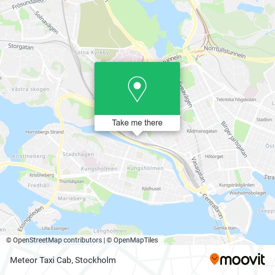 Meteor Taxi Cab map