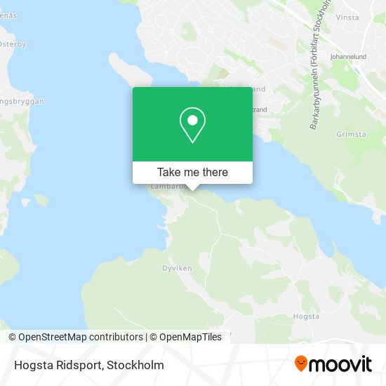 Hogsta Ridsport map