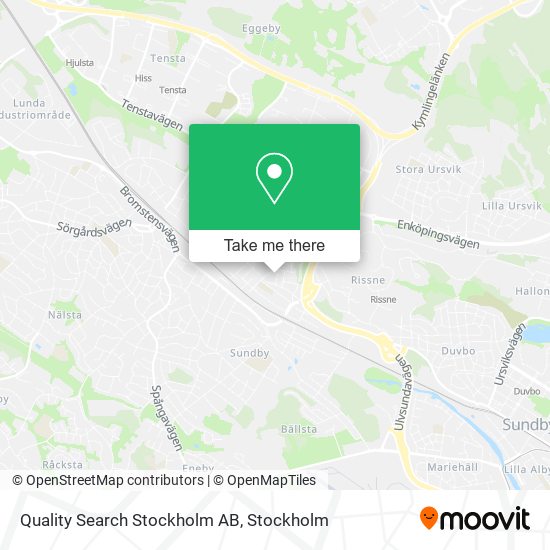 Quality Search Stockholm AB map