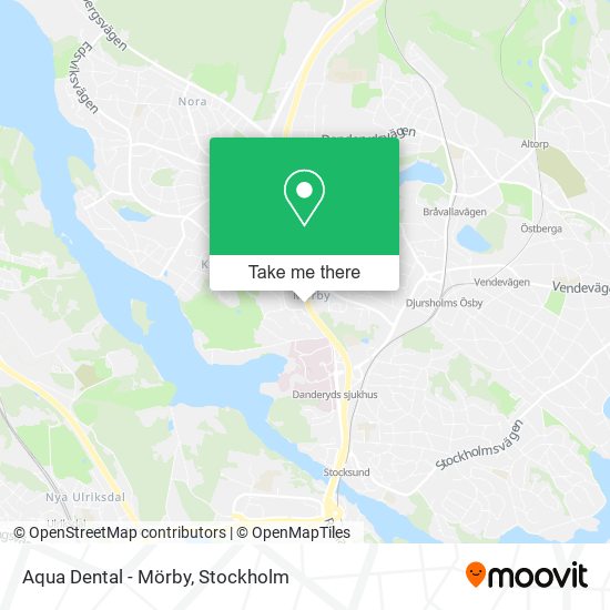 Aqua Dental - Mörby map