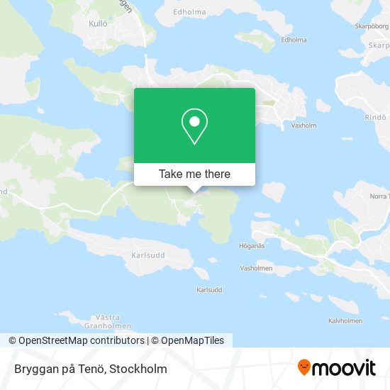 Bryggan på Tenö map