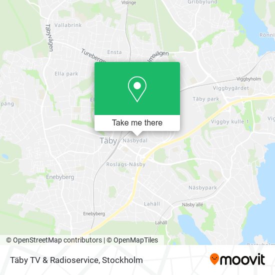 Täby TV & Radioservice map