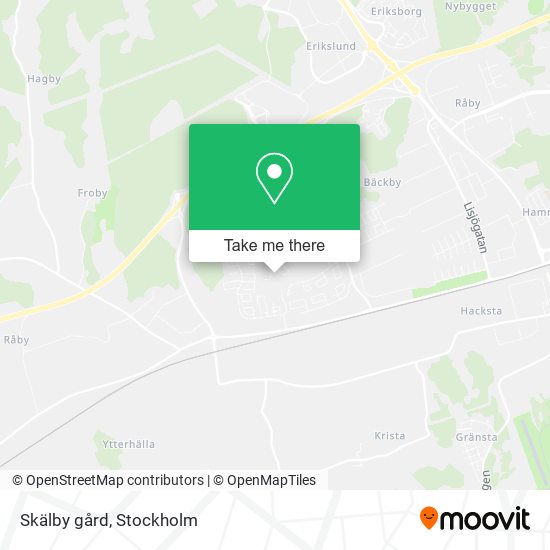 Skälby gård map