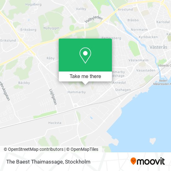 The Baest Thaimassage map